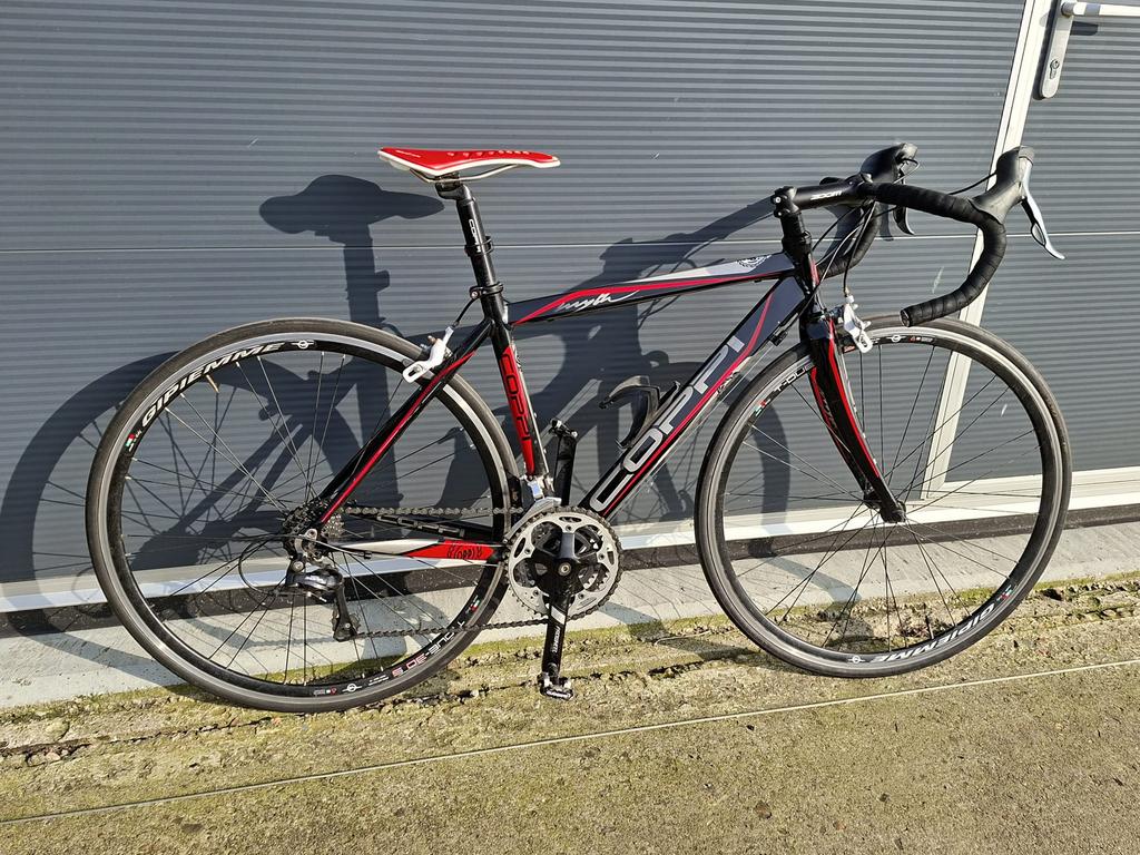 Coppi jeugd wielrenfiets, Fietsen en Brommers, Fietsen | Racefietsen, Heren, Aluminium, Minder dan 49 cm, Zo goed als nieuw