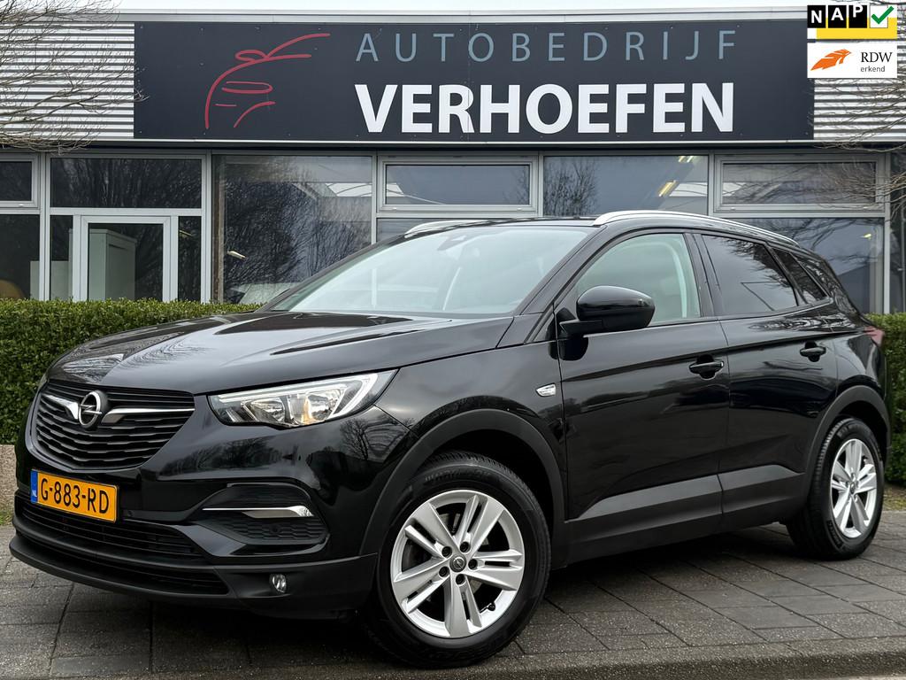 Opel Grandland X 1.2 Turbo Business Executive - AUTOMAAT - C, Gebruikt, 1199 cc, Zwart, Leder