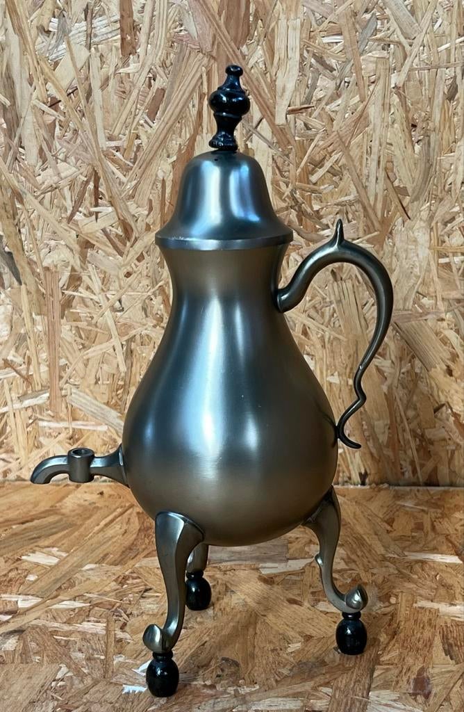 Antieke tinnen theepot, Ophalen of Verzenden