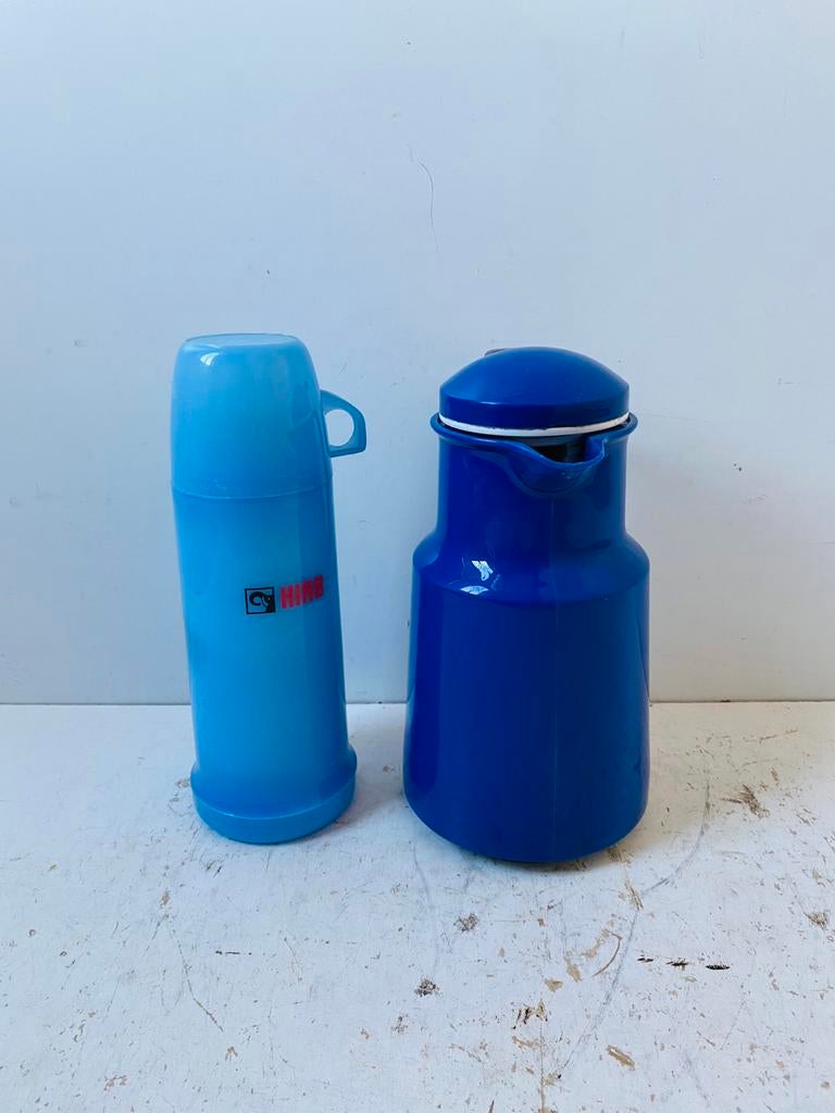 Thermoskan thermosfles, Kunststof, Onbekend, Ophalen of Verzenden, Zo goed als nieuw