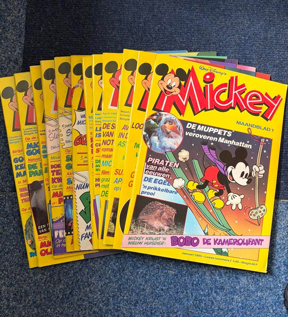 Mickey Maandblad - compleet, Boeken, Eén stripboek, Ophalen of Verzenden, Gelezen