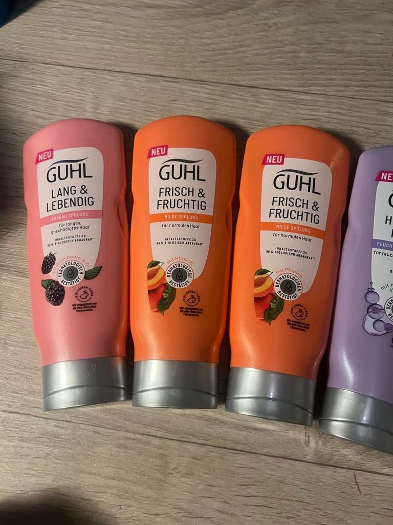 Guhl haarverzorging, 4 flessen, Verzenden, Nieuw, Shampoo of Conditioner