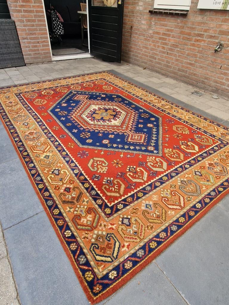 Perzisch vloerkleed 200 x 300, Ophalen, Blauw, 200 cm of meer, Zo goed als nieuw