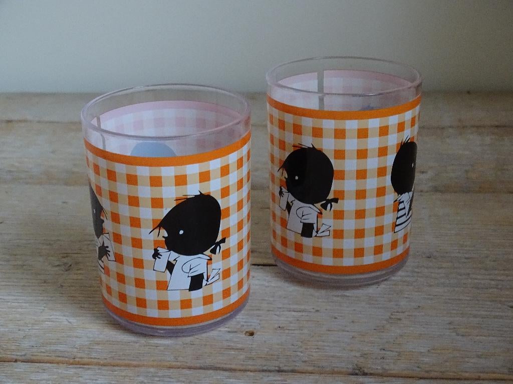 5x Beker, MEPAL, Hema, JIP EN JANNEKE, gaaf, Overige materialen, Ophalen of Verzenden, Zo goed als nieuw, Overige stijlen