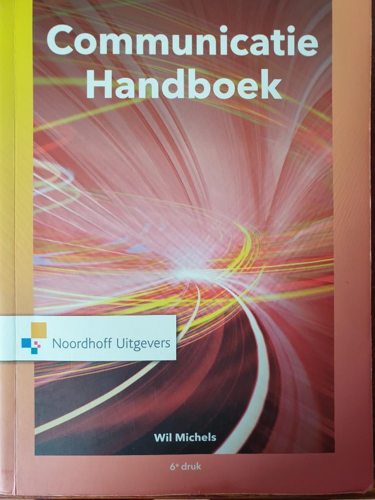 Communicatie handboek 9789001899899, Boeken, Studieboeken en Cursussen, Ophalen of Verzenden, Alpha, Zo goed als nieuw, HBO