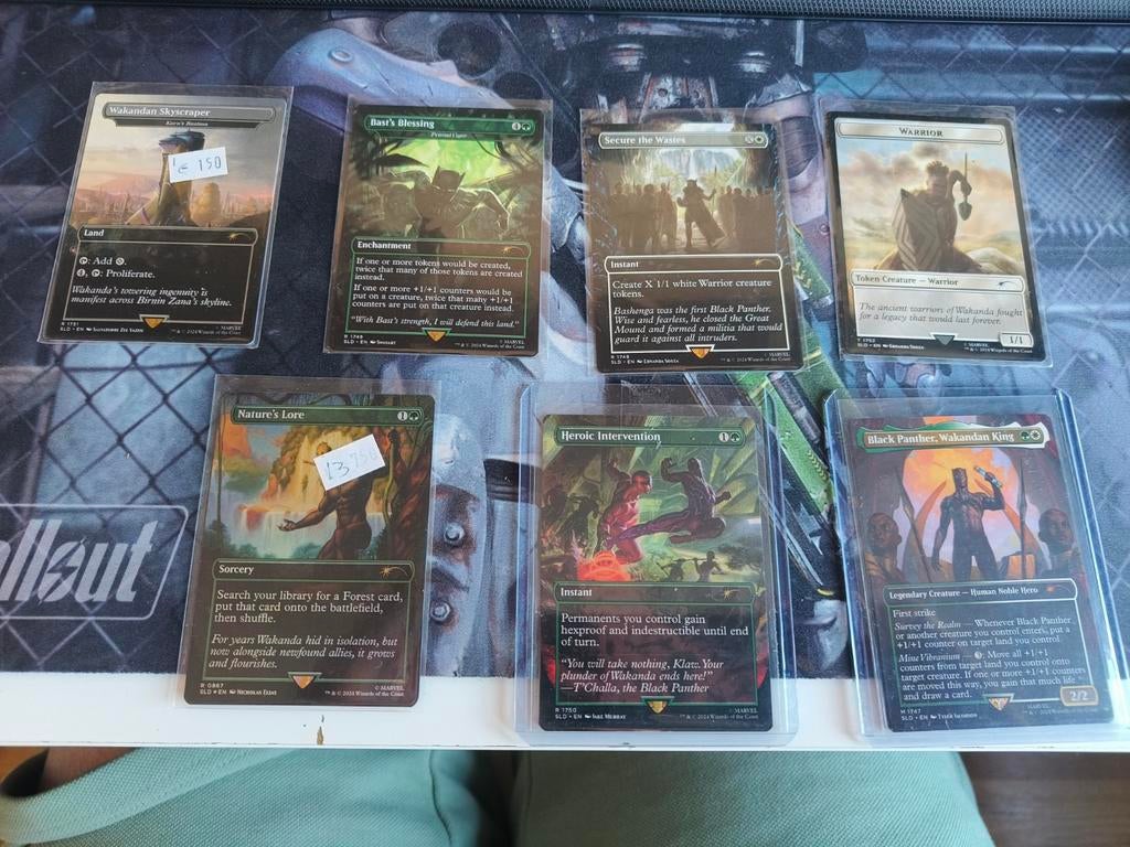 Magic the Gathering Secret Lair Black Panther, Ophalen of Verzenden, Nieuw, Meerdere kaarten, Foil