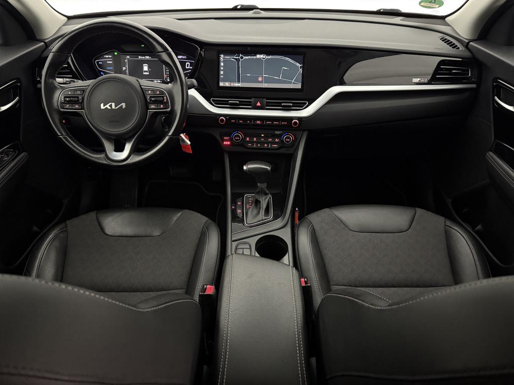 Kia Niro 1.6 GDi Hybrid 142PK DynamicLine | Virtual | LED |, Auto's, Gebruikt, Euro 6, Zwart, Origineel Nederlands