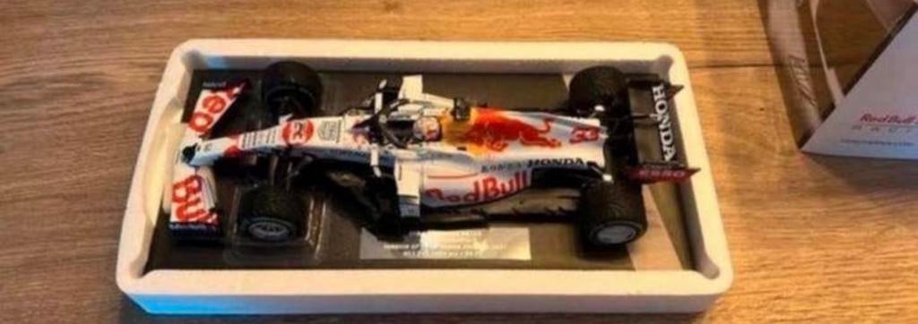 Max verstappen auto, Ophalen of Verzenden, Zo goed als nieuw, Bburago
