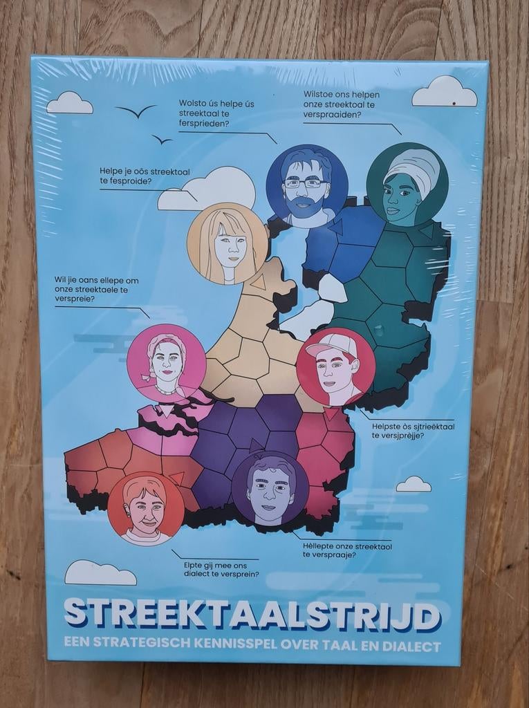 Spel Streektaalstrijd, Drie of vier spelers, Ophalen of Verzenden, Nieuw, Wink games