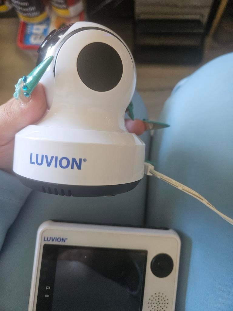 Luvion babyfoon met camera en terugspreekfunctie, Ophalen of Verzenden, Gebruikt, 250 meter of meer, Camera