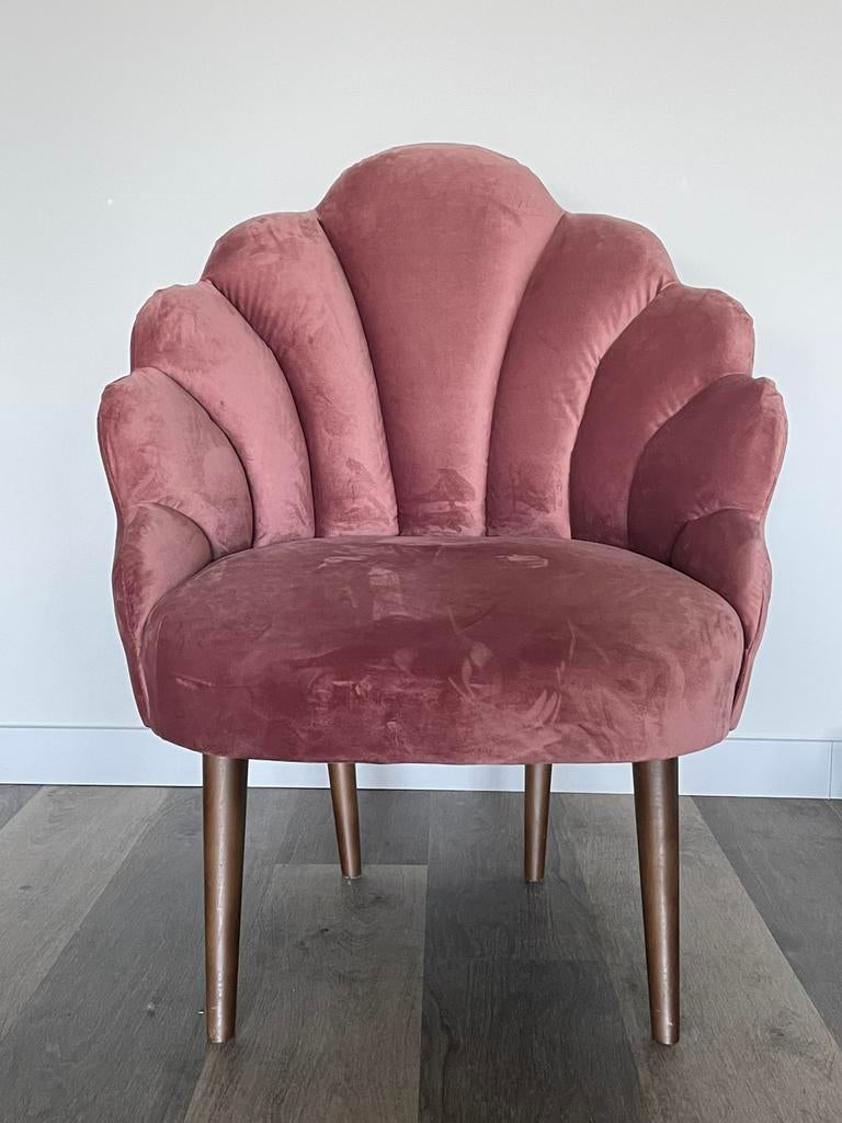 Elegant stoeltje oud roze, Huis en Inrichting, Stoelen, Ophalen of Verzenden, Zo goed als nieuw, Overige kleuren, Eén