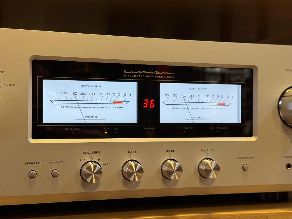 Luxman L-505Z, Gebruikt, 120 watt of meer, Stereo, Ophalen