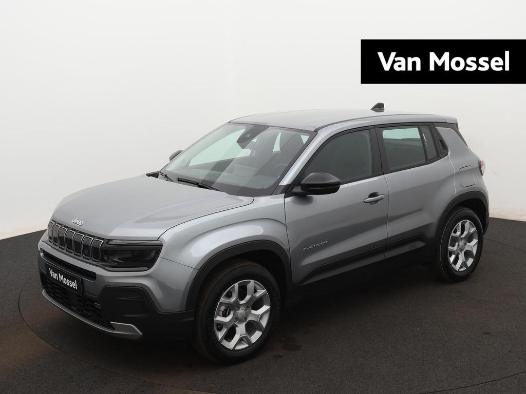 Jeep Avenger Altitude 54 kWh | Apple carplay / Android auto, Stof, Zwart, 156 pk, 393 km
