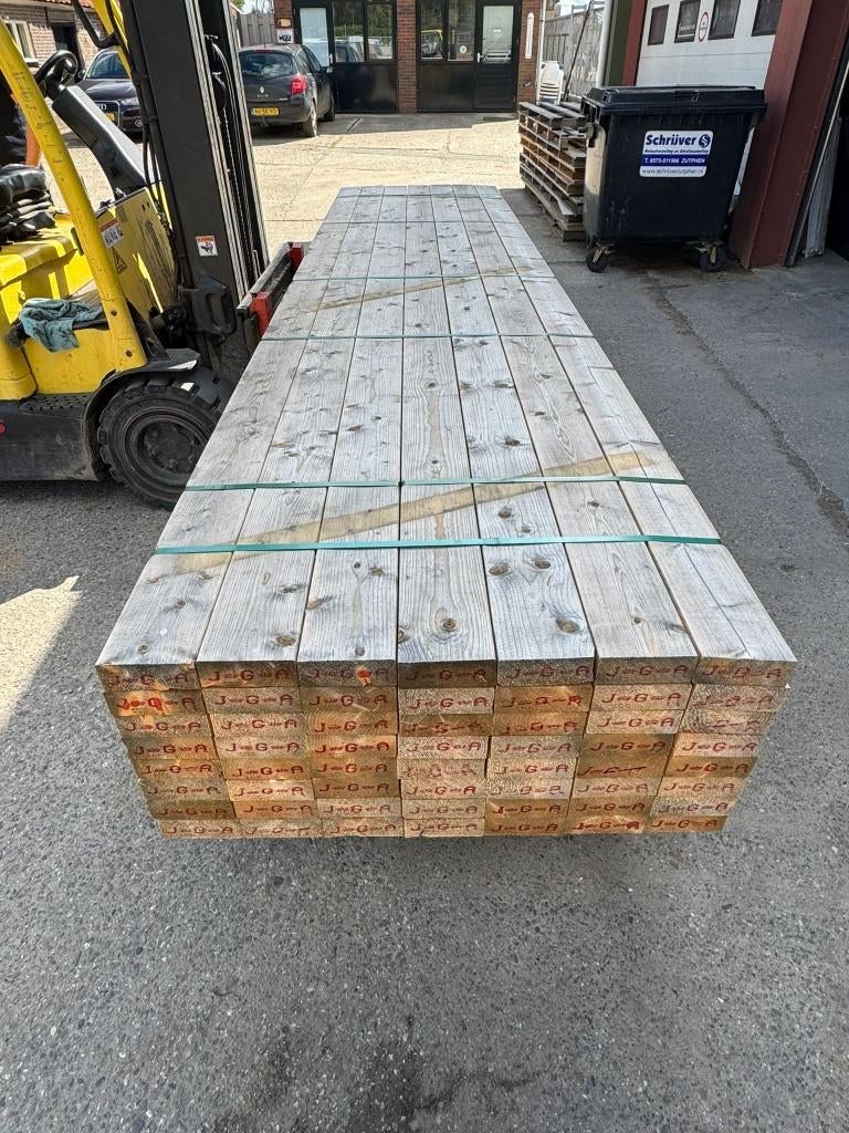 Vuren balken geschaafd 58x155, Ophalen, Nieuw, 250 cm of meer, Balken