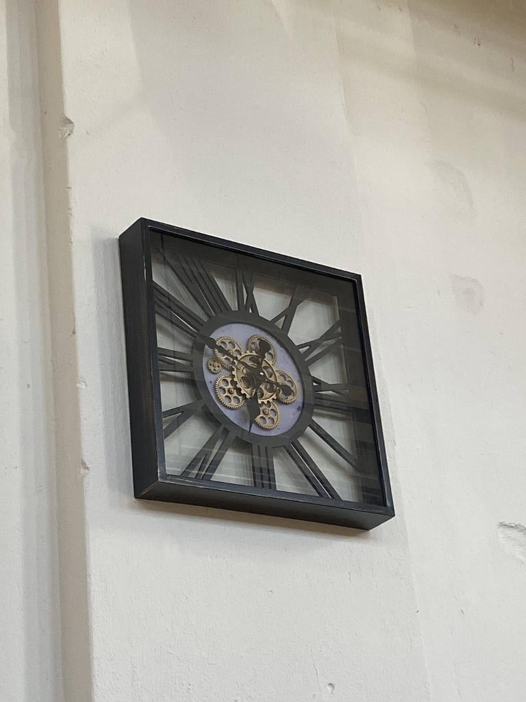 Klok, Huis en Inrichting, Woonaccessoires | Klokken, Ophalen, Gebruikt, Analoog, Wandklok