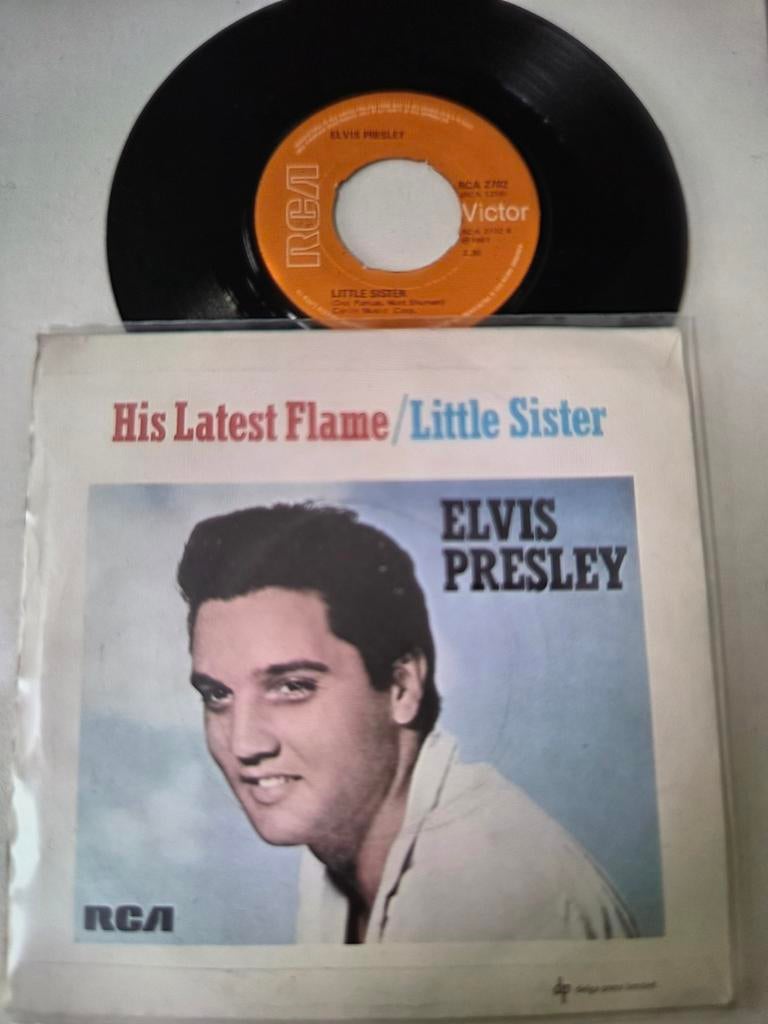 Elvis Presley - His Latest Flame / Little Sister single, Ophalen of Verzenden