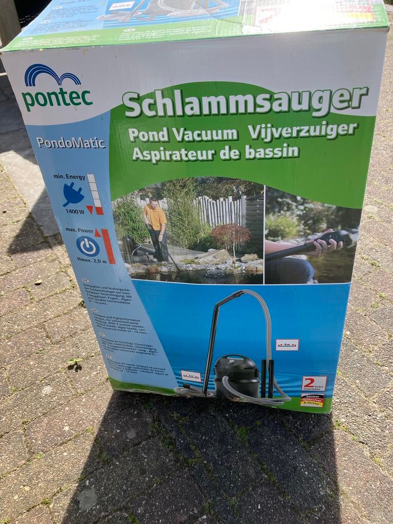 Pontec PondoMatic Vijverstofzuiger - Schoon en helder water, Ophalen, Zo goed als nieuw, Vijverstofzuiger