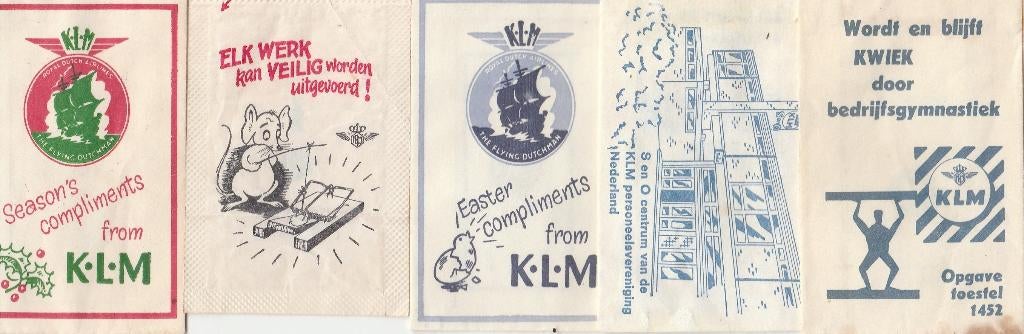 KLM + RLS Rijks Luchtvaart School + Fokker, Ophalen of Verzenden, Zo goed als nieuw, Kaart, Foto of Prent