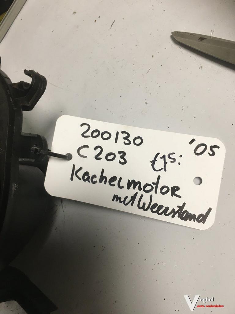 Mercedes C203   2005  Kachelmotor met weerstand, Gebruikt, -, -, Ophalen of Verzenden