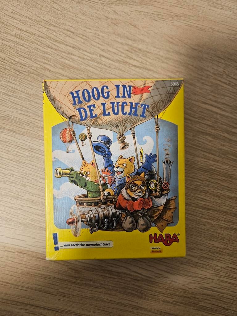 Haba Hoog in de Lucht - Tactisch Memoluchtrace Spel - Nieuw, Drie of vier spelers, Ophalen of Verzenden, Nieuw, Haba