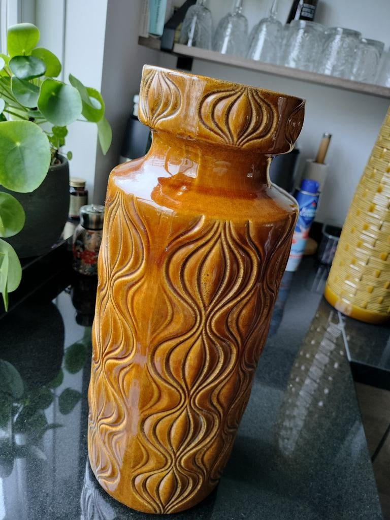 Mega grote West Germany vaas, Ophalen