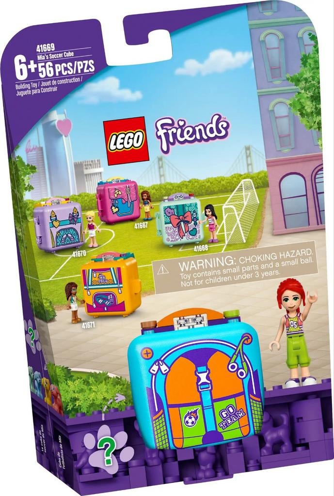50% Korting op Lego Friends 41669 Mia's voetbal kubus, Lego, Nieuw, Friends, Ophalen of Verzenden