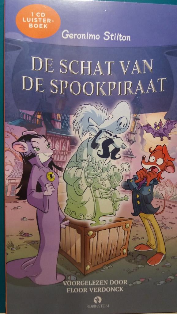 Geronimo Stilton De Schat Van De spookpiraat luisterboek, Ophalen of Verzenden