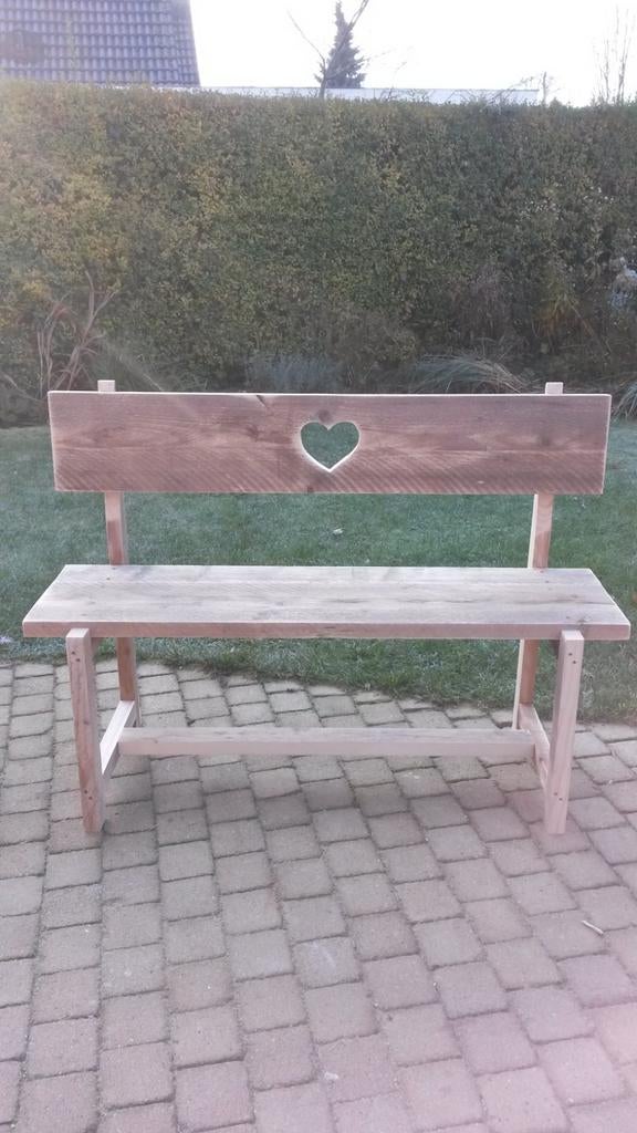 Bankje steigerhout/douglas, Ophalen of Verzenden, Nieuw, Hout