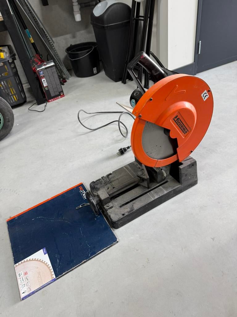 Huvema afkortzaag metaal, Ophalen, Gebruikt