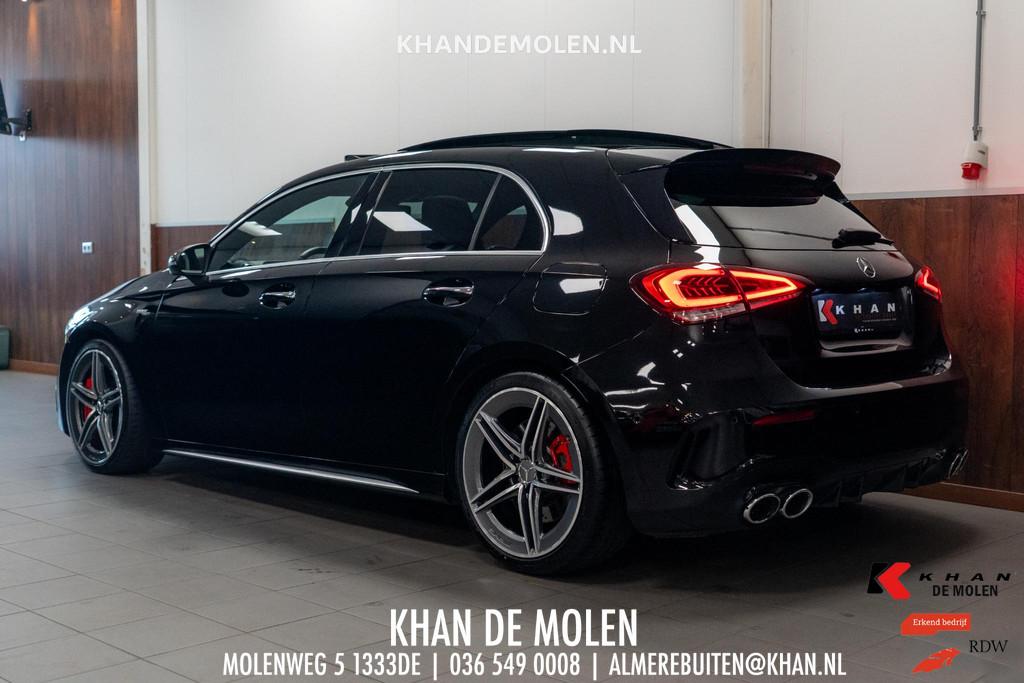 Mercedes-Benz A-klasse AMG 45 S 4MATIC+ ED.1|VOL|PANO|HUD|LE, Auto's, Mercedes-Benz, Automaat, Stof, Gebruikt, Euro 6