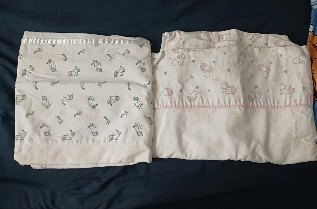 Nijntje lakentjes roze en mintgroen - zo goed als nieuw, Ophalen