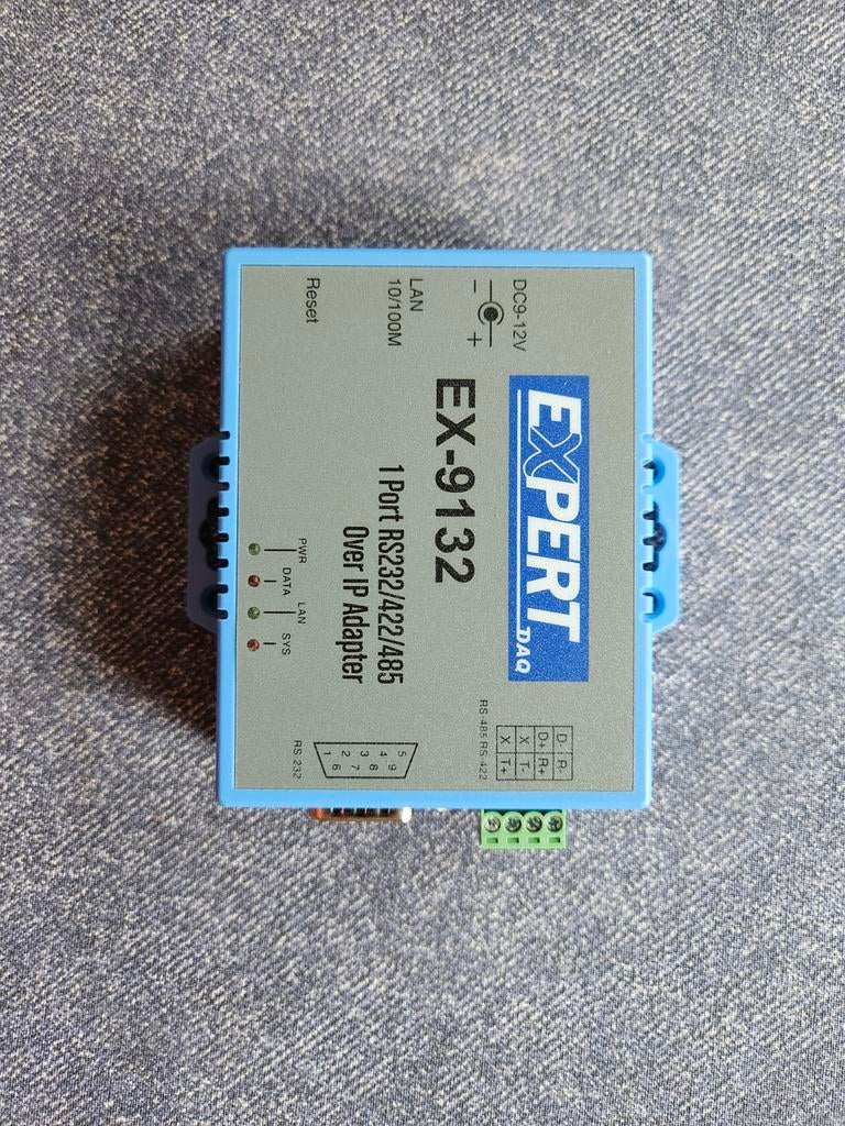 EXPERT DAQ EX-9132 1-poorts RS232/422/485 Over IP Adapter, Ophalen of Verzenden