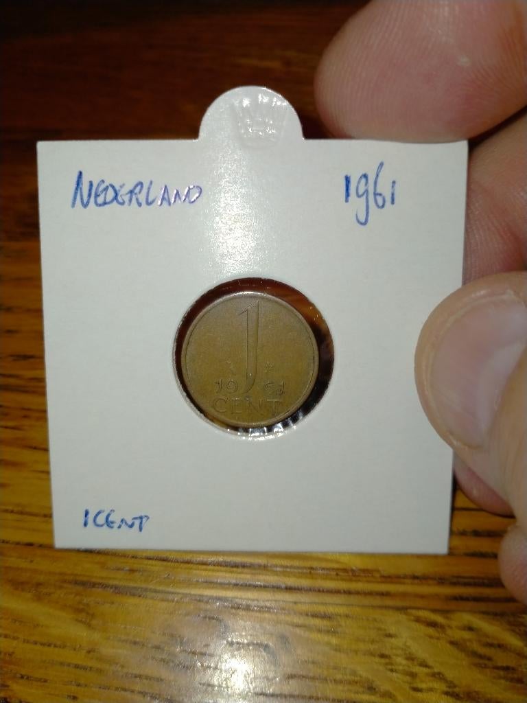 NL 1 Cent 1961 Juliana, Verzenden, Koningin Juliana, 1 cent, Losse munt