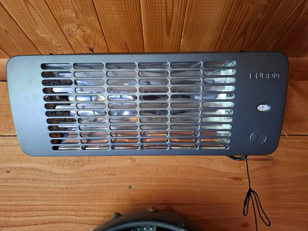 EUROM QTIME 2001, TERRASVERWARMING 3 STANDEN INFRAROOD, Tuin en Terras, Terrasverwarmers, Ophalen of Verzenden