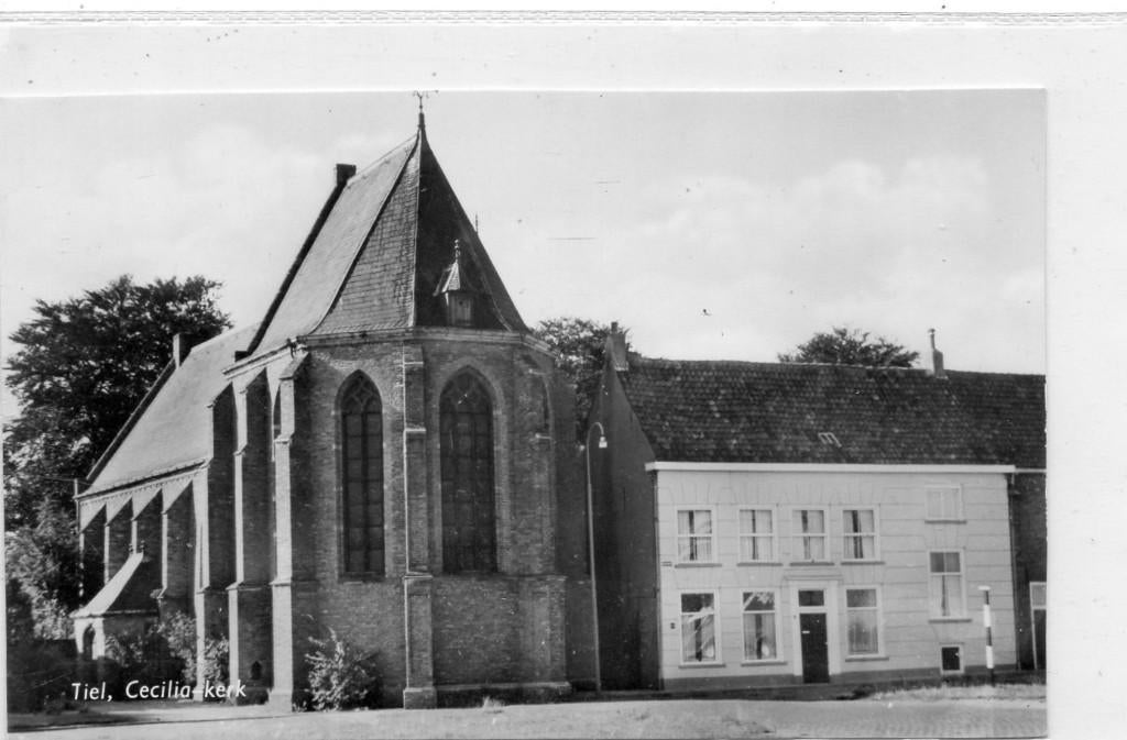 Tiel  Ceciliakerk, Ophalen of Verzenden, 1940 tot 1960, Ongelopen, Gelderland