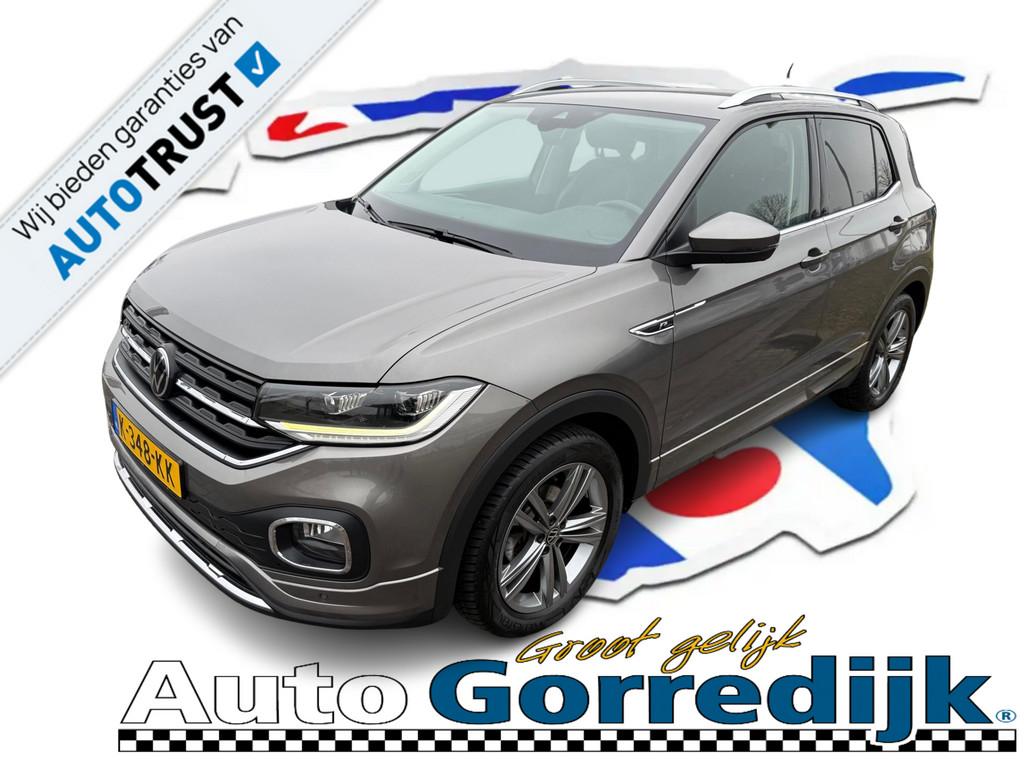 Volkswagen T-Cross 1.0 TSI Style Business R DSG DIGIDASH,CLI, T-Cross, Gebruikt, Met garantie (alle), Leder en Stof
