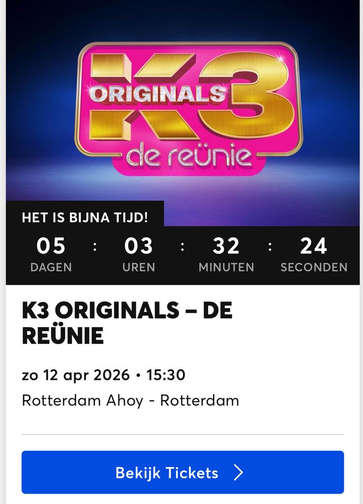 K3 originals, Eén persoon