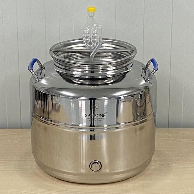 Brouwvaten,  roestvrijstaal van 10 t/m 100 liter Sansone, Niet ingevuld, Niet ingevuld, Nieuw, Ophalen of Verzenden