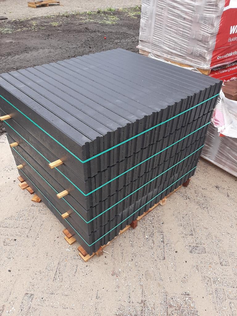 Opsluitband antraciet 6x20x100 cm, Tuin en Terras, Tegels en Klinkers, Nieuw, Overige typen, Beton, Minder dan 5 m², Ophalen