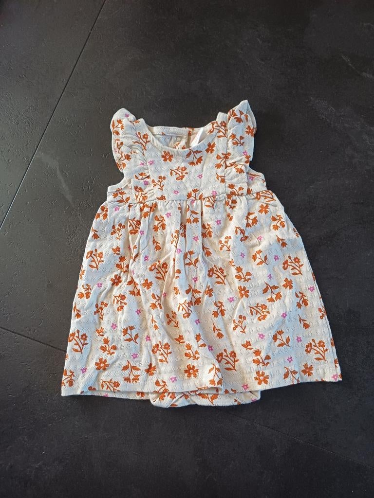 Schattig jurkje met bloemenprint - Maat 62, Kinderen en Baby's, Babykleding | Maat 62, Gebruikt, Meisje, Jurkje of Rokje, Ophalen of Verzenden