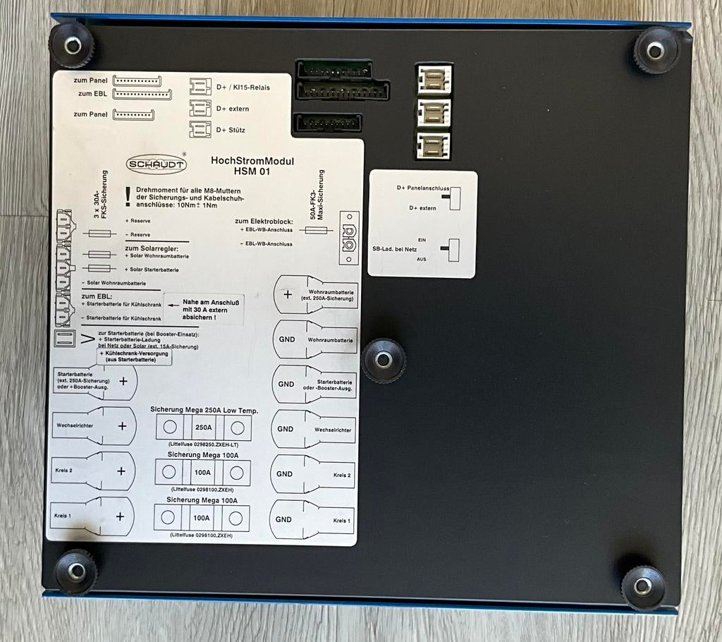 HSM01 Schaudt hoofdstroomverdeler., Schaudt, Zo goed als nieuw, Service@schaudt.de, Planckstr. 8 Markdorf