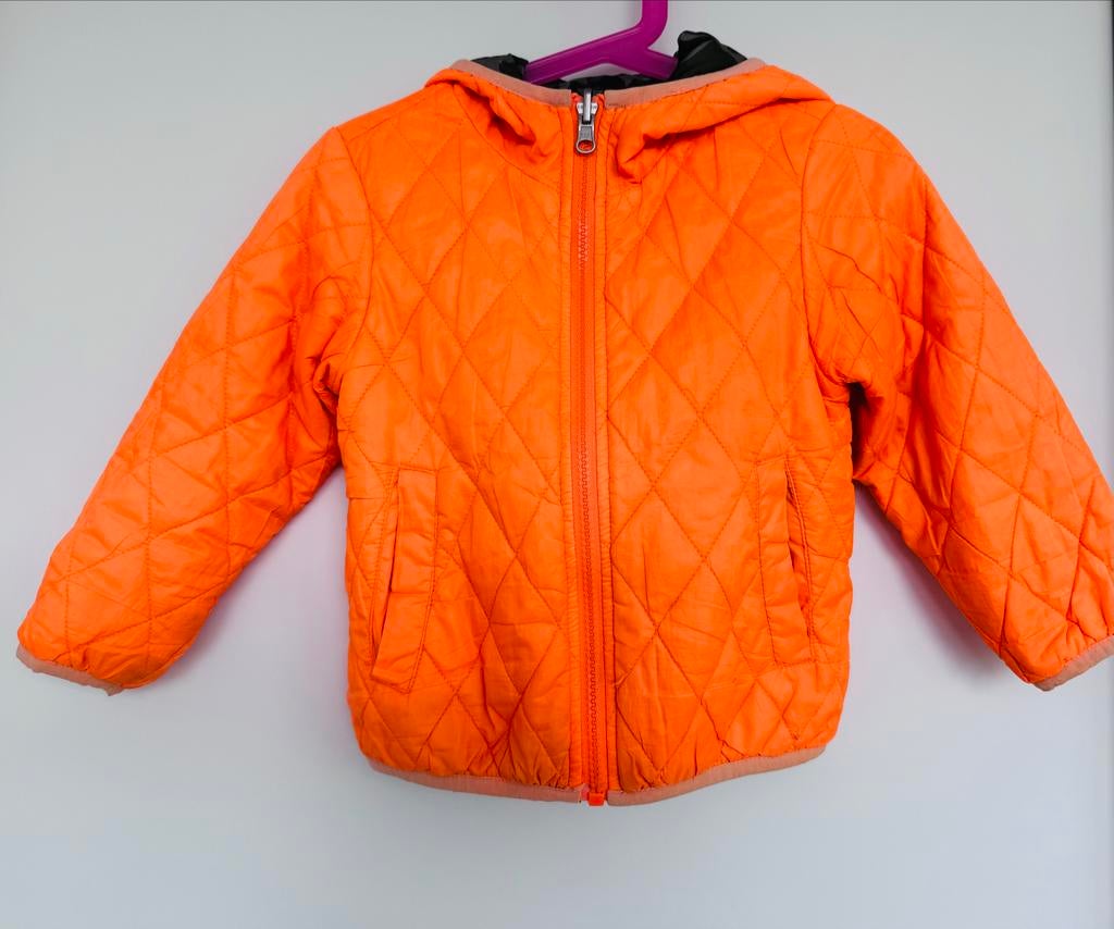 Omkeerbaar lente jas: perfekt voor Koningsdag!, Ophalen of Verzenden, Zo goed als nieuw, Jongen of Meisje