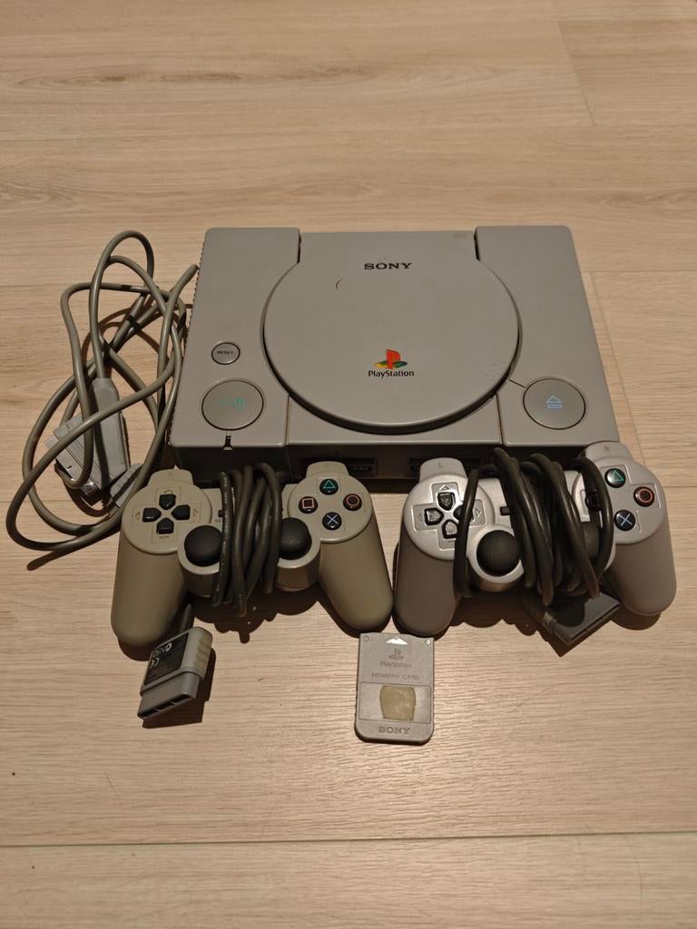 PlayStation 1 (PS1 FAT) + accessoires – werkend, Spelcomputers en Games, Spelcomputers | Sony PlayStation 1, Ophalen of Verzenden