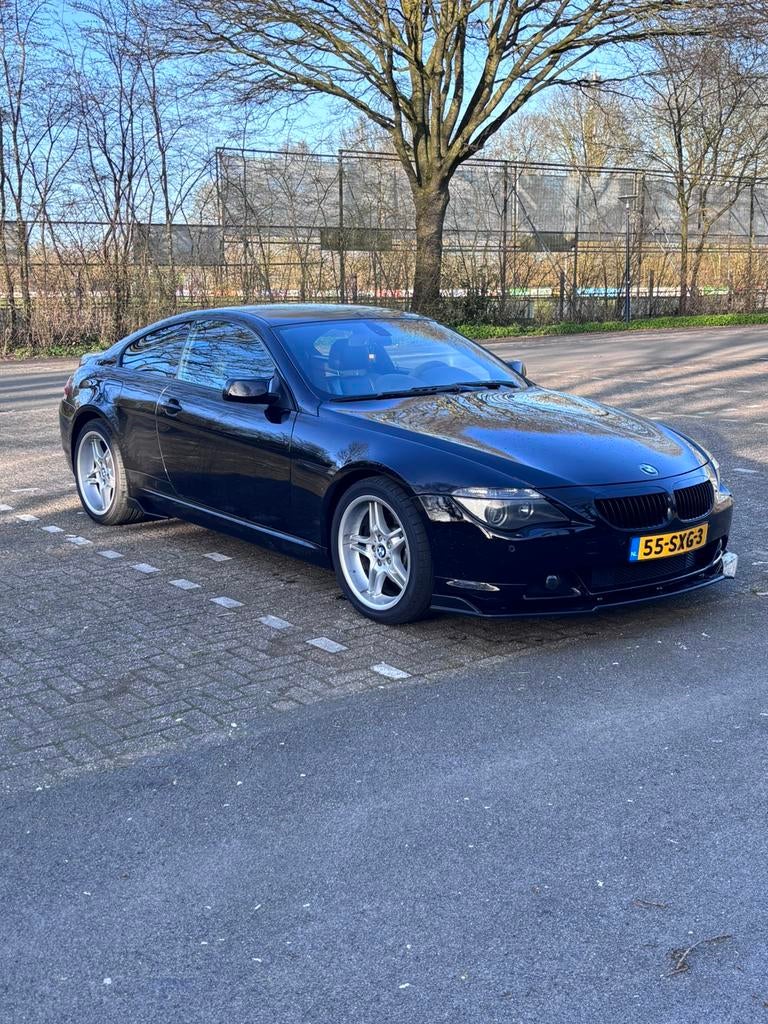 Bmw 645ci v8 2004 zwart (inruil mogelijk), Automaat, Achterwielaandrijving, 1595 kg, 4 stoelen