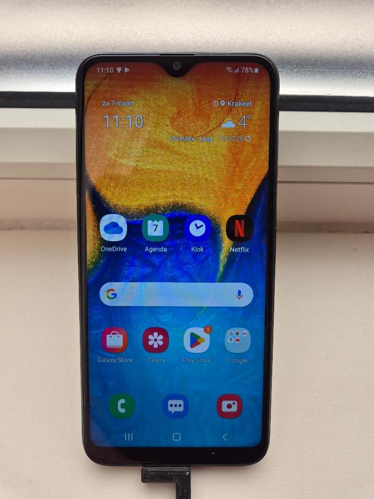 Samsung Galaxy A20e 32GB zwart DUOS, Telecommunicatie, Mobiele telefoons | Samsung, Zwart, Ophalen of Verzenden, Zo goed als nieuw