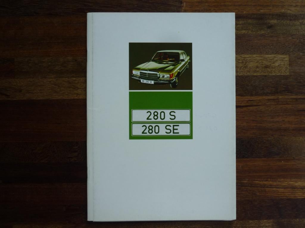 Mercedes-Benz 280 S - 280 SE (1972/1973), Boeken, Ophalen of Verzenden, Nieuw, Mercedes