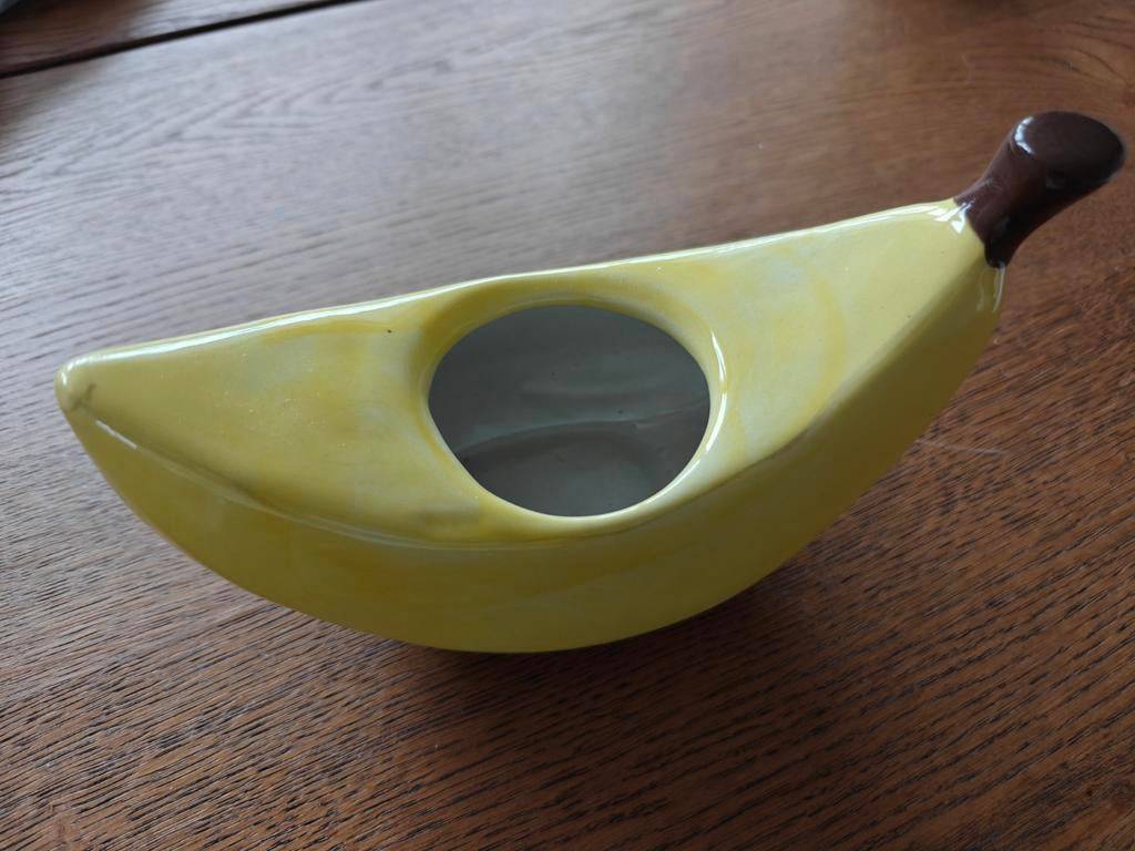 Bananenvaasje van keramiek, Ophalen of Verzenden