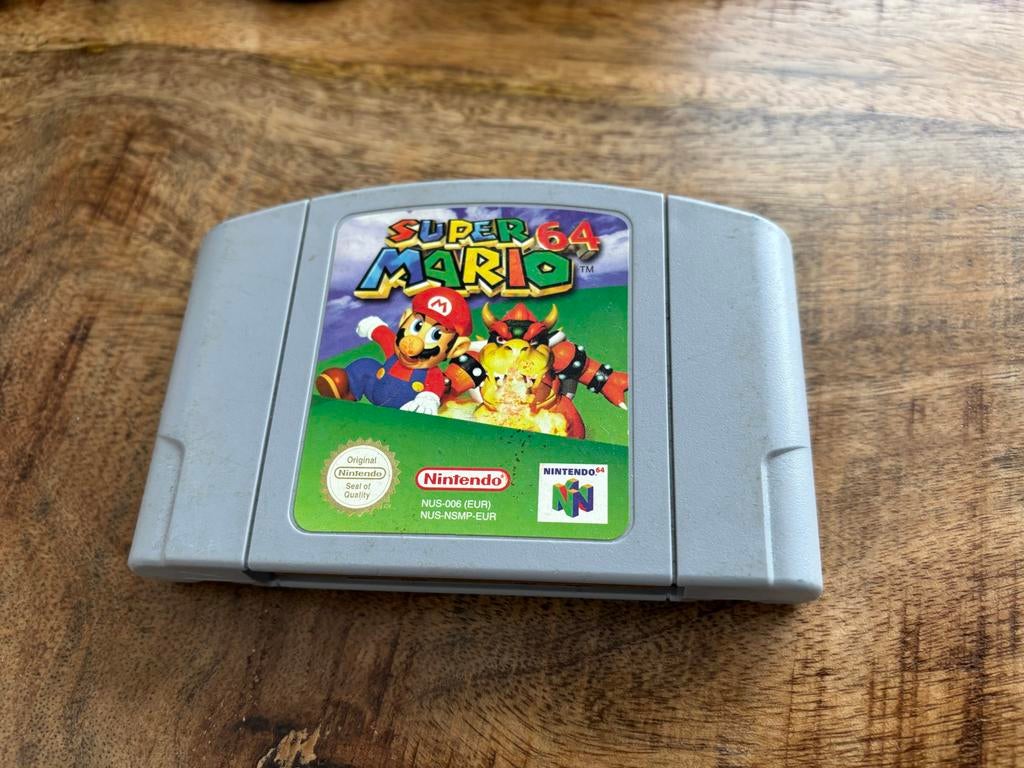 Super Mario 64 (N64) - Nette staat, Spelcomputers en Games, 1 speler, Ophalen of Verzenden, Zo goed als nieuw, Vanaf 3 jaar