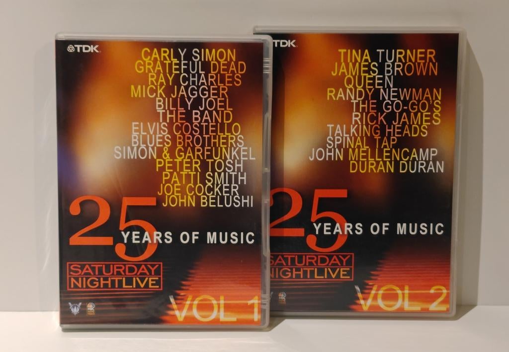 Saturday Night Live 25 Years of Music Vol 1&2 live 2‑DVD set, Alle leeftijden, Ophalen of Verzenden, Zo goed als nieuw, Muziek en Concerten