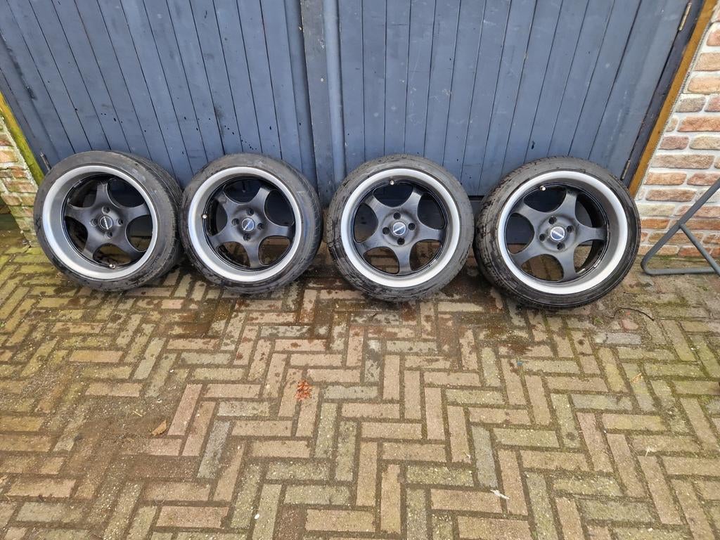 Borbet T velgen 9j 4x100 et15 vandaag 335euro, Ophalen of Verzenden, 15 inch, Zomerbanden, Velg(en)